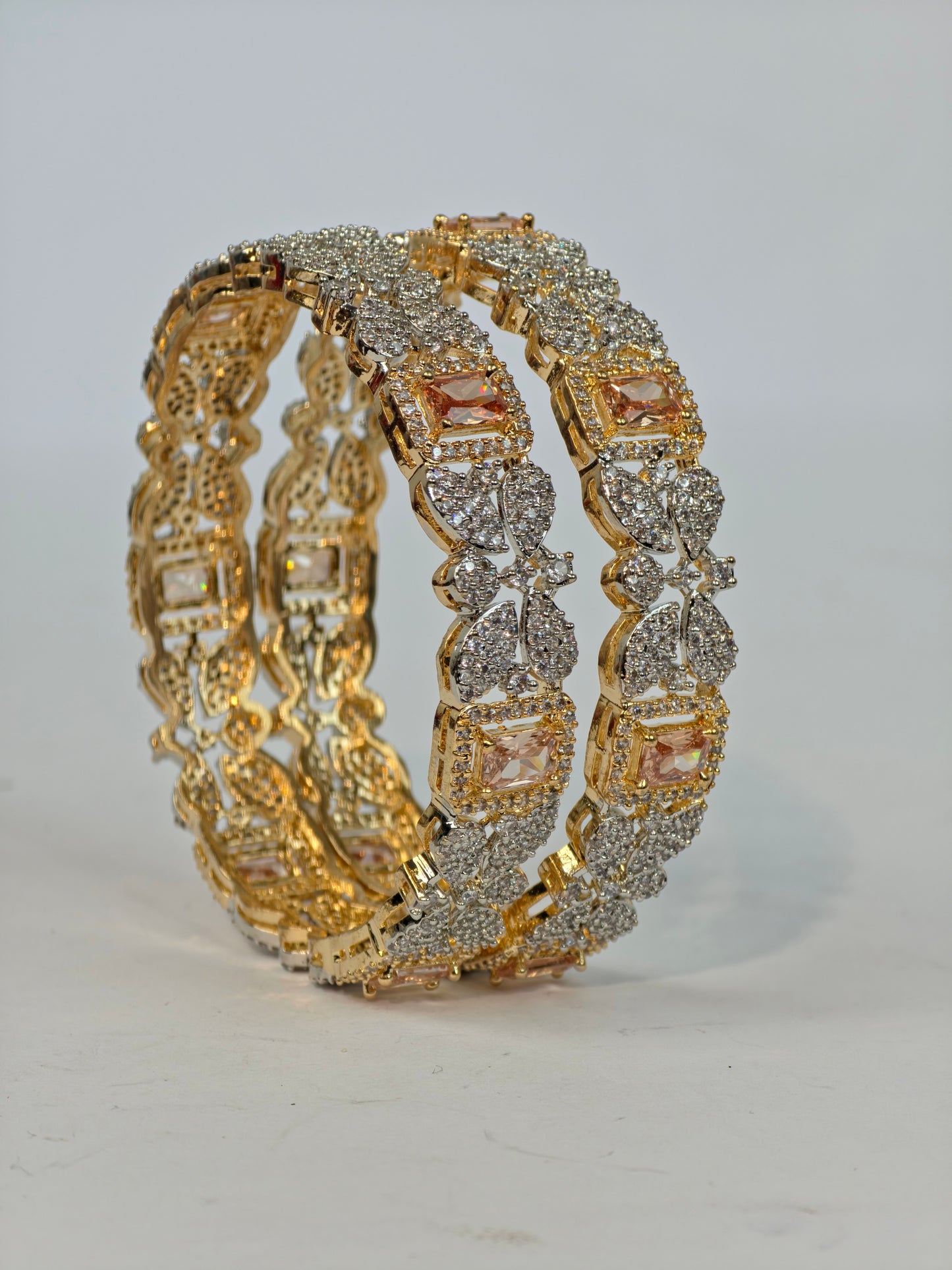 Zahra Baguette Bangle set