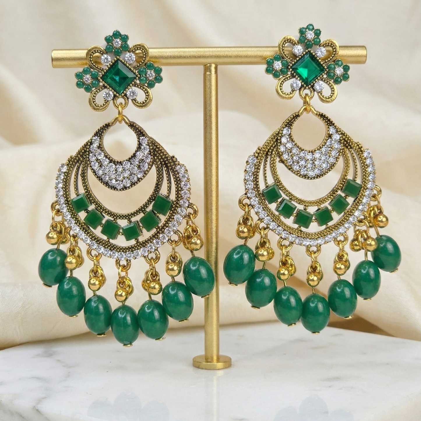 Chandbali Drop Earrings