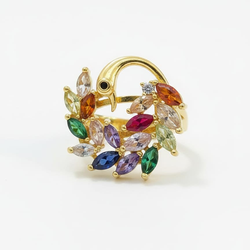 Royal Mor (Peacock) Adjustable Ring