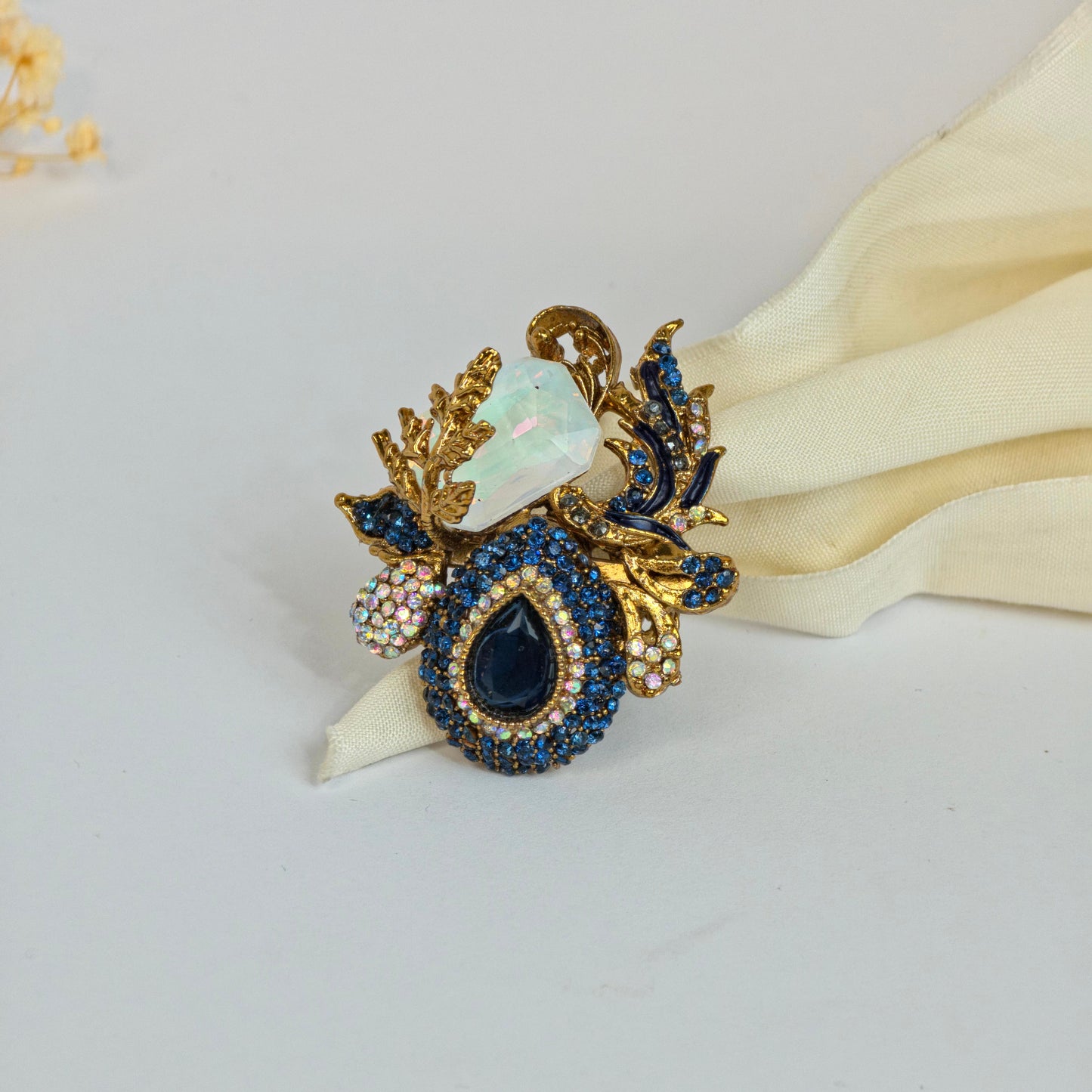 Midnight Sapphire Turkish Ring