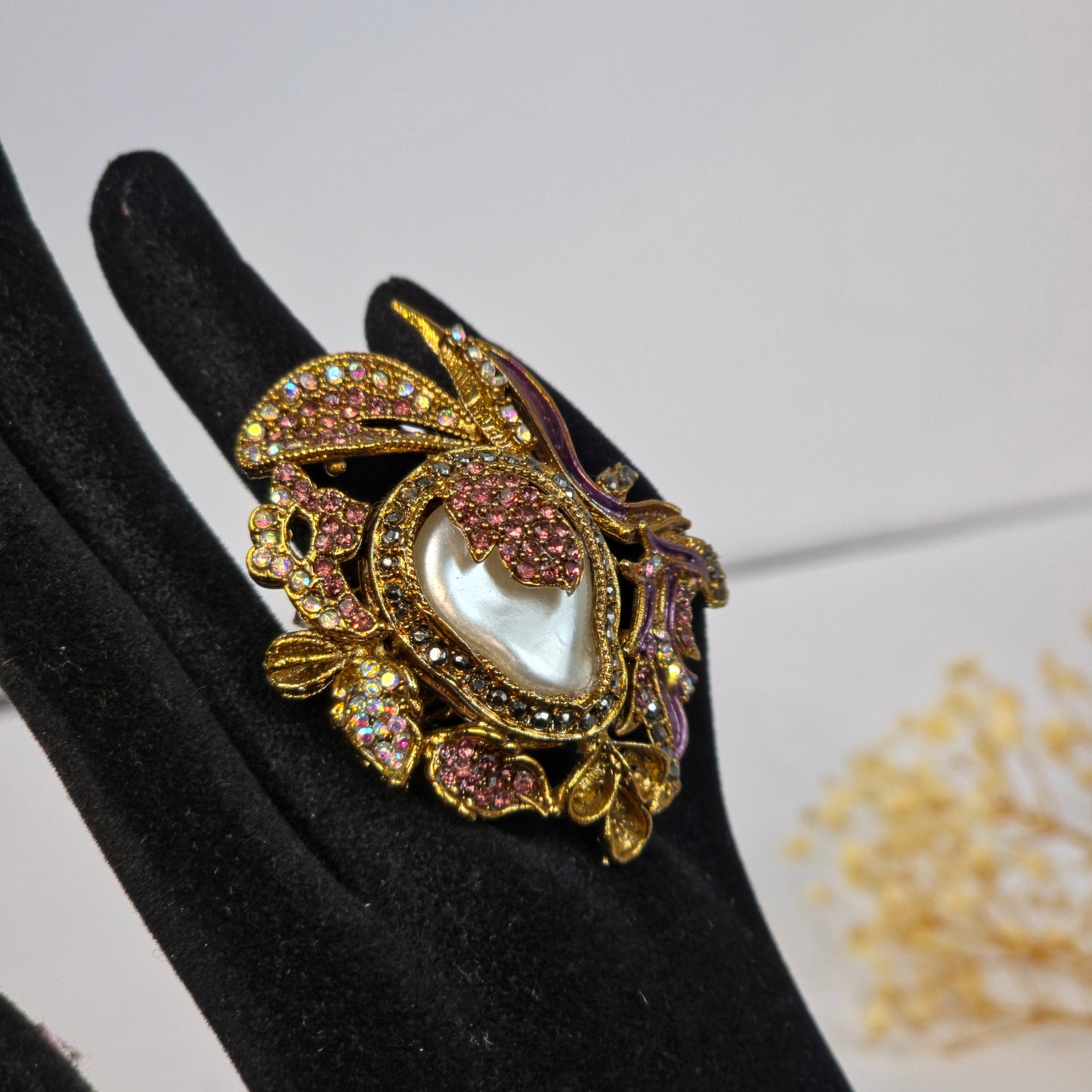 Lavender Haze Paisley Turkish Ring