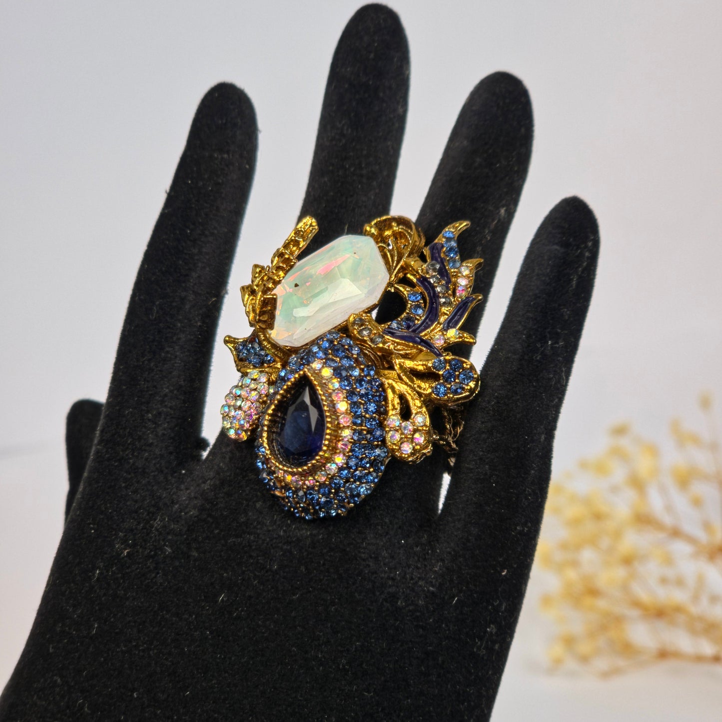 Midnight Sapphire Turkish Ring