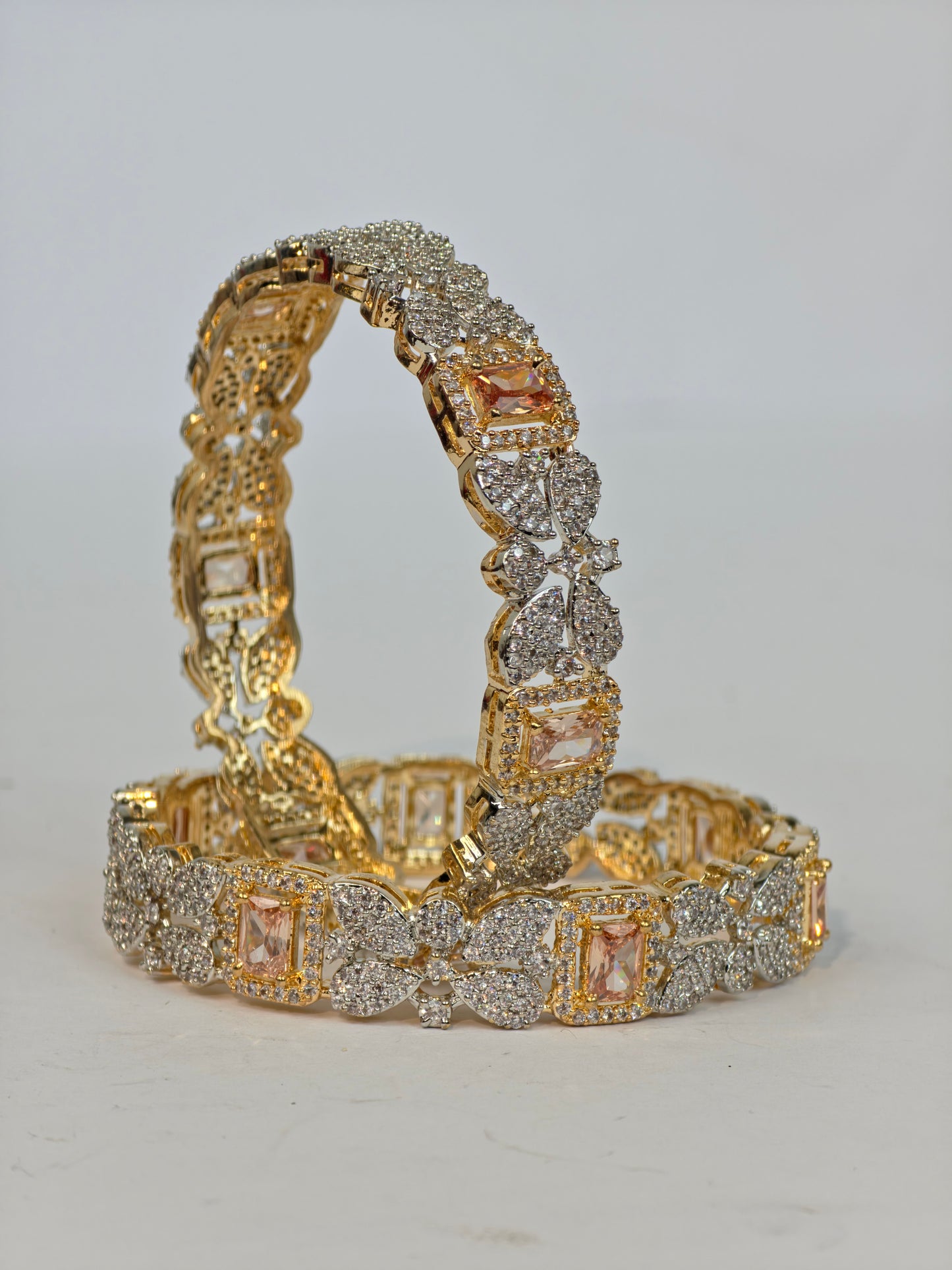 Zahra Baguette Bangle set