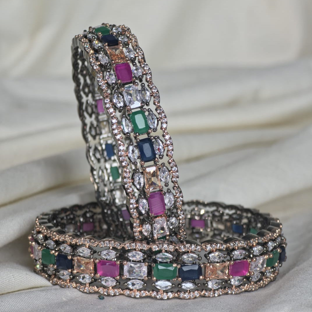 Premium Multi-Color Zircon Kara Set ( apir)