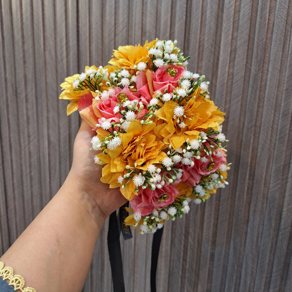 Blush floral bracelet